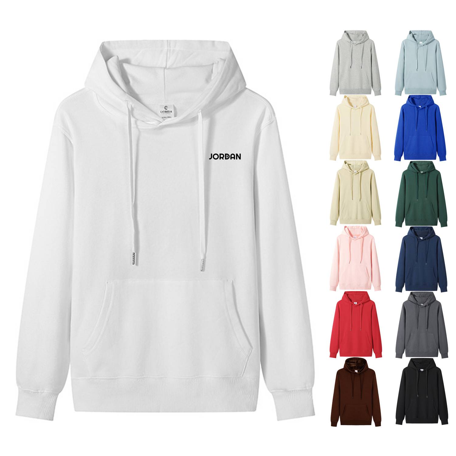 8.8oz 100% Cotton French Terry Hoodie