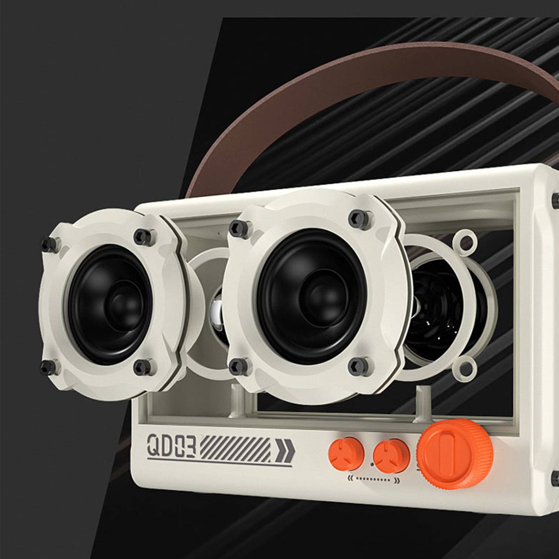 Retro trend Bluetooth speaker w/ microphone - Image 4