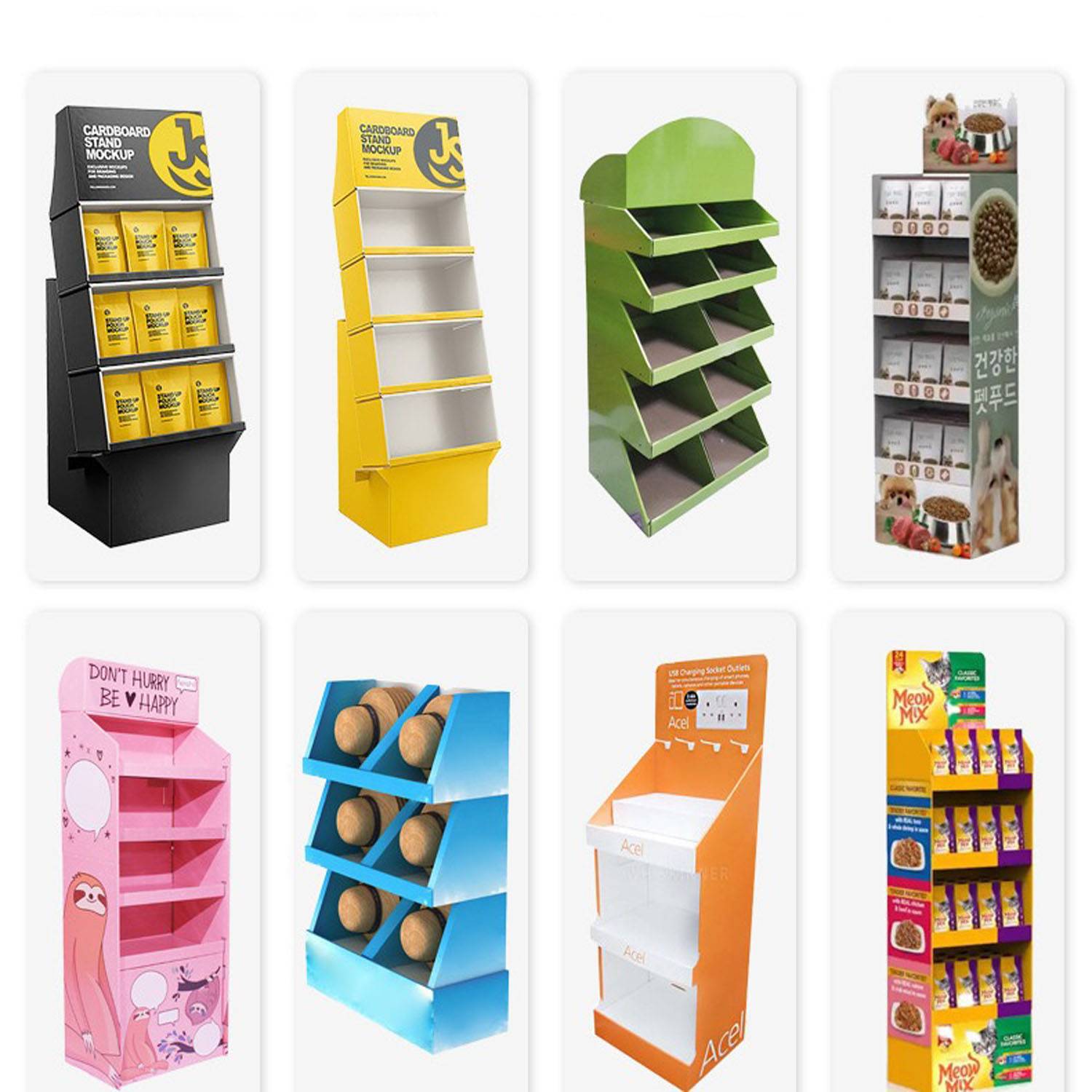 Custom Supermarket Retail Cardboard Display SStand - Image 3