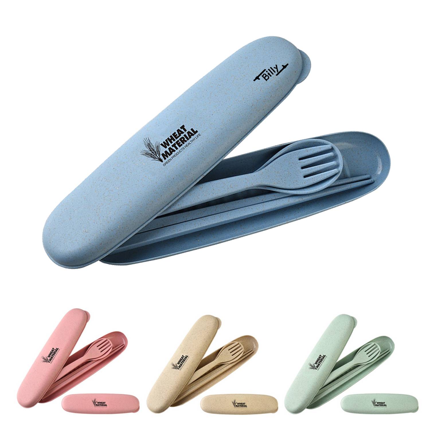 Natural Wheat Straw Dinnerware Set