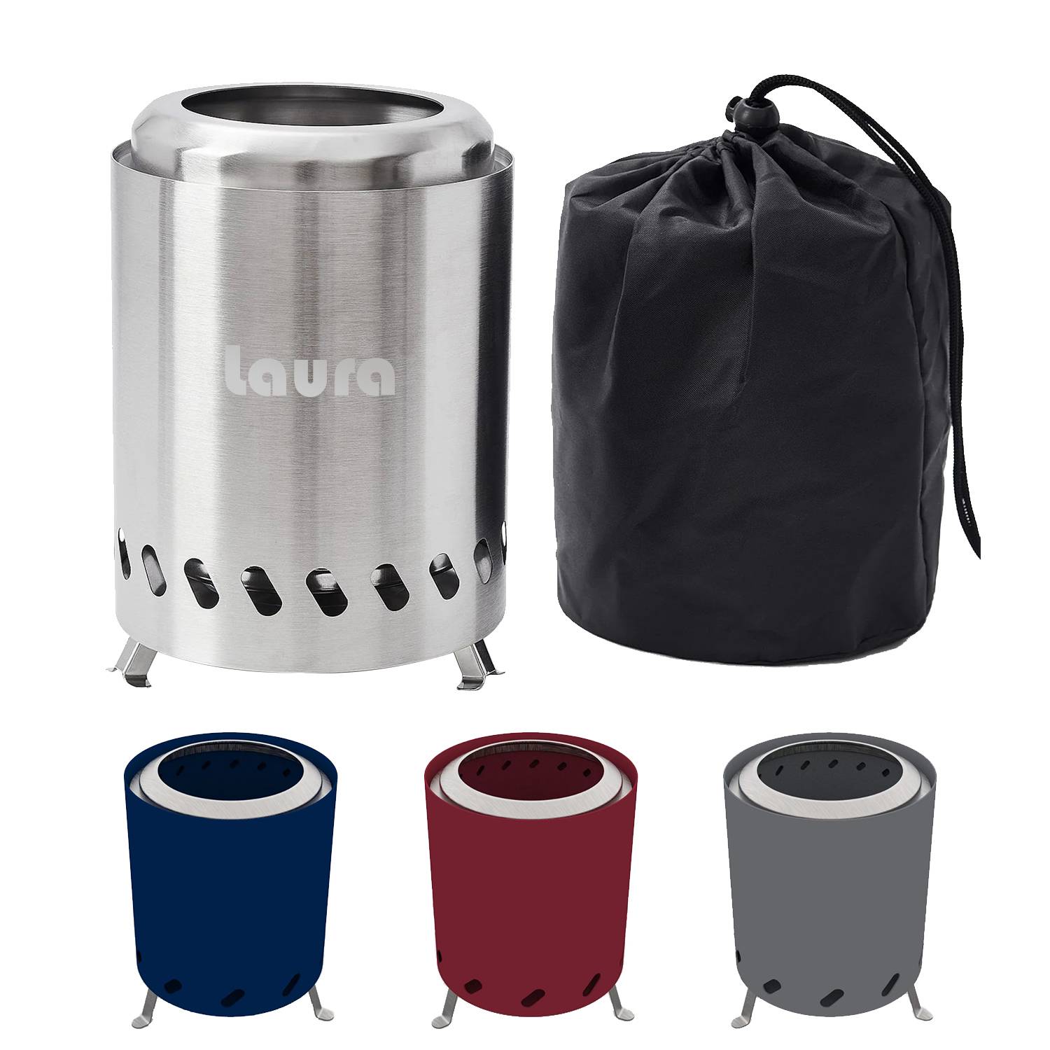 7 inch stainless steel table top smokeless stove