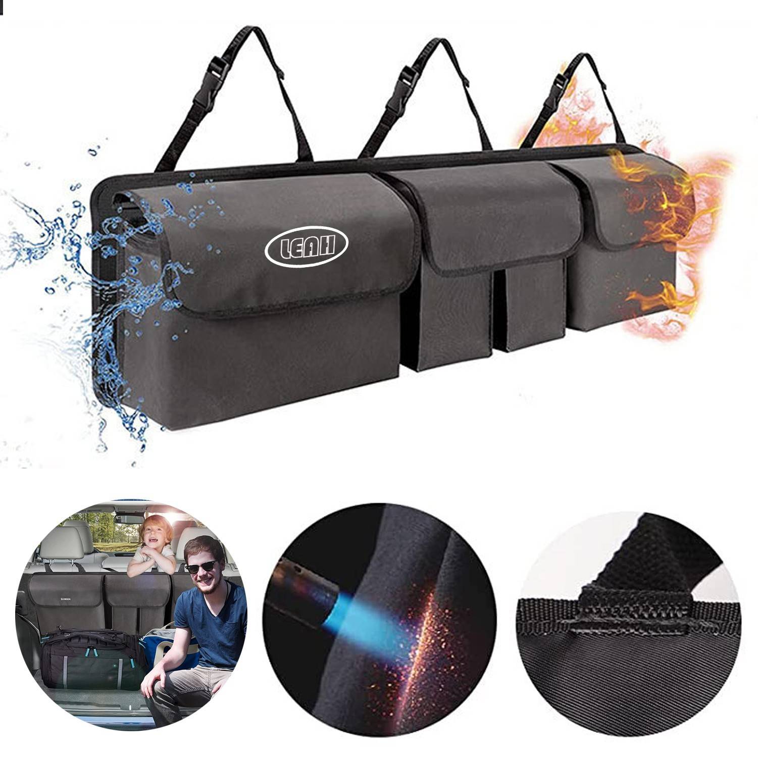 Car Back Seat Multi Pocket Compartment Organizer