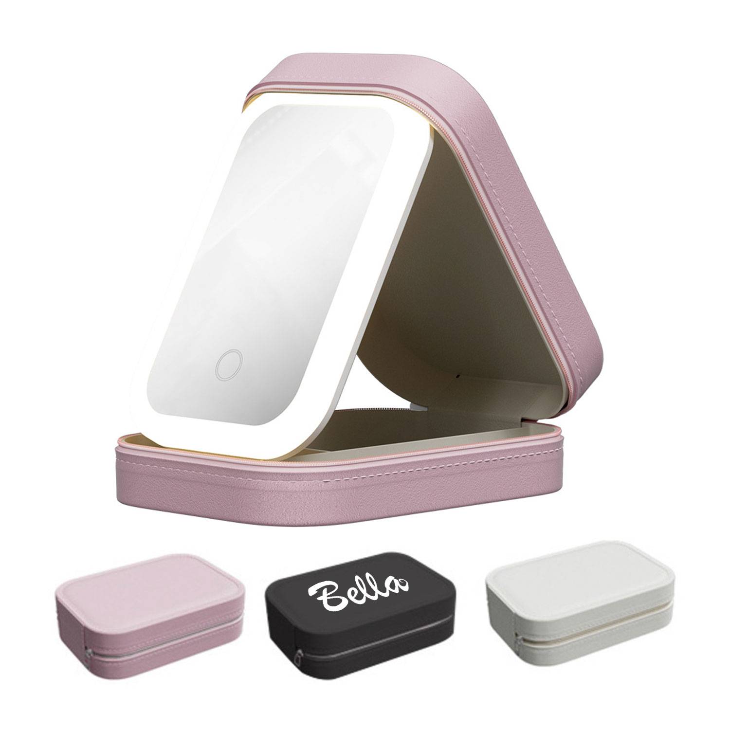 Travel Makeup Bag Led Mirror