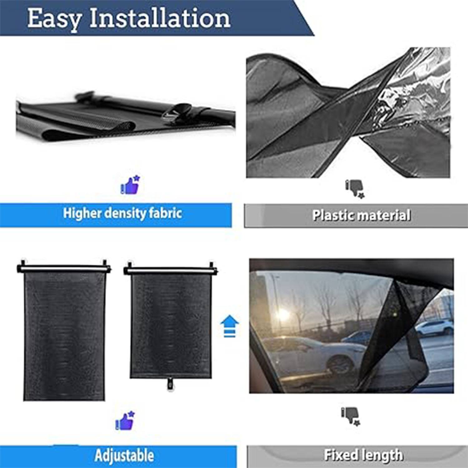 Sun Shade for Car Window Effectively Block UV Rays - Image 8