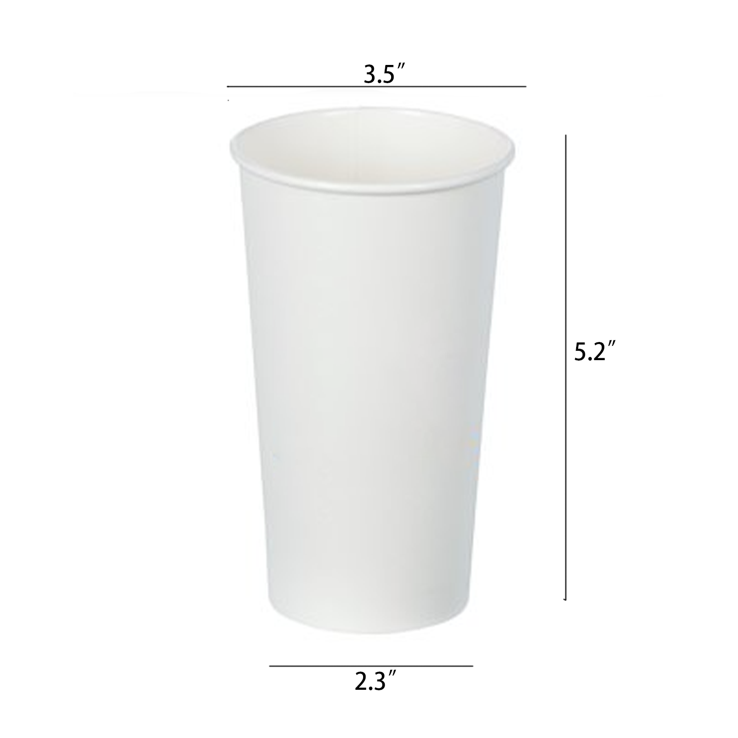 16oz Disposable Insulated Paper Cup - Image 3