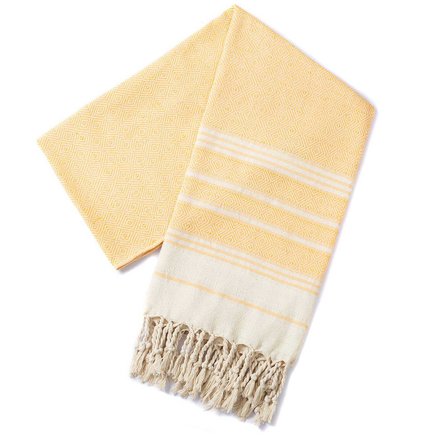 Lightweight Quick-Dry Tassel Cotton Beach Towel - Image 6