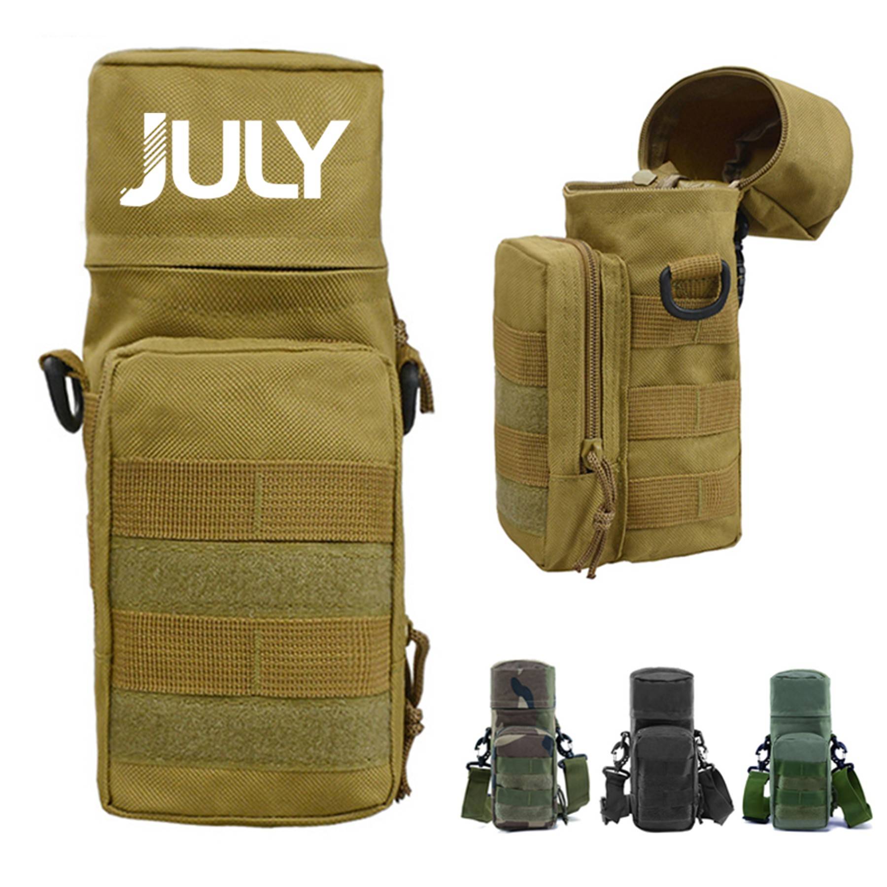 Water Bottle Pouch Molle Tactical Holder Storage Bag