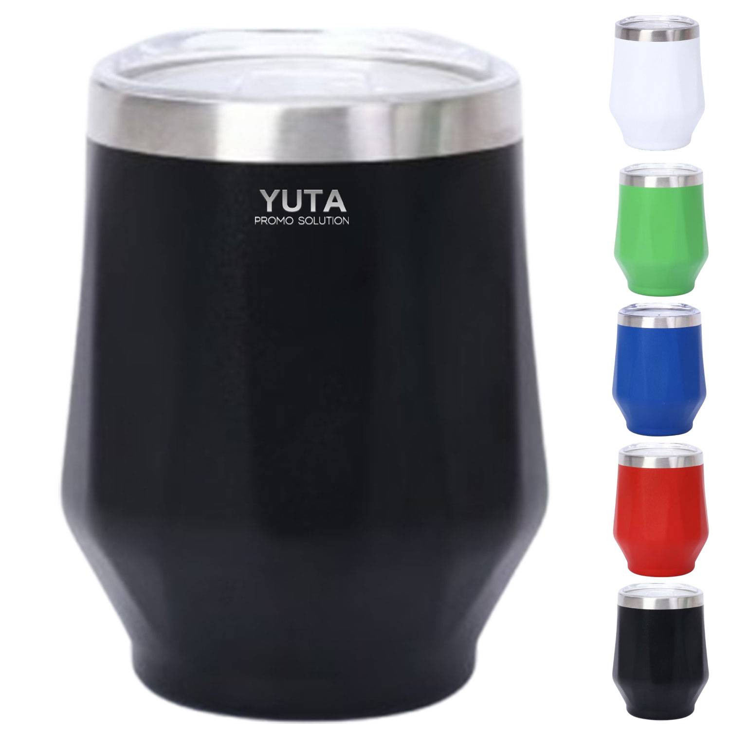 12Oz Stainless Steel Diamond-Pattern Insulated Cup