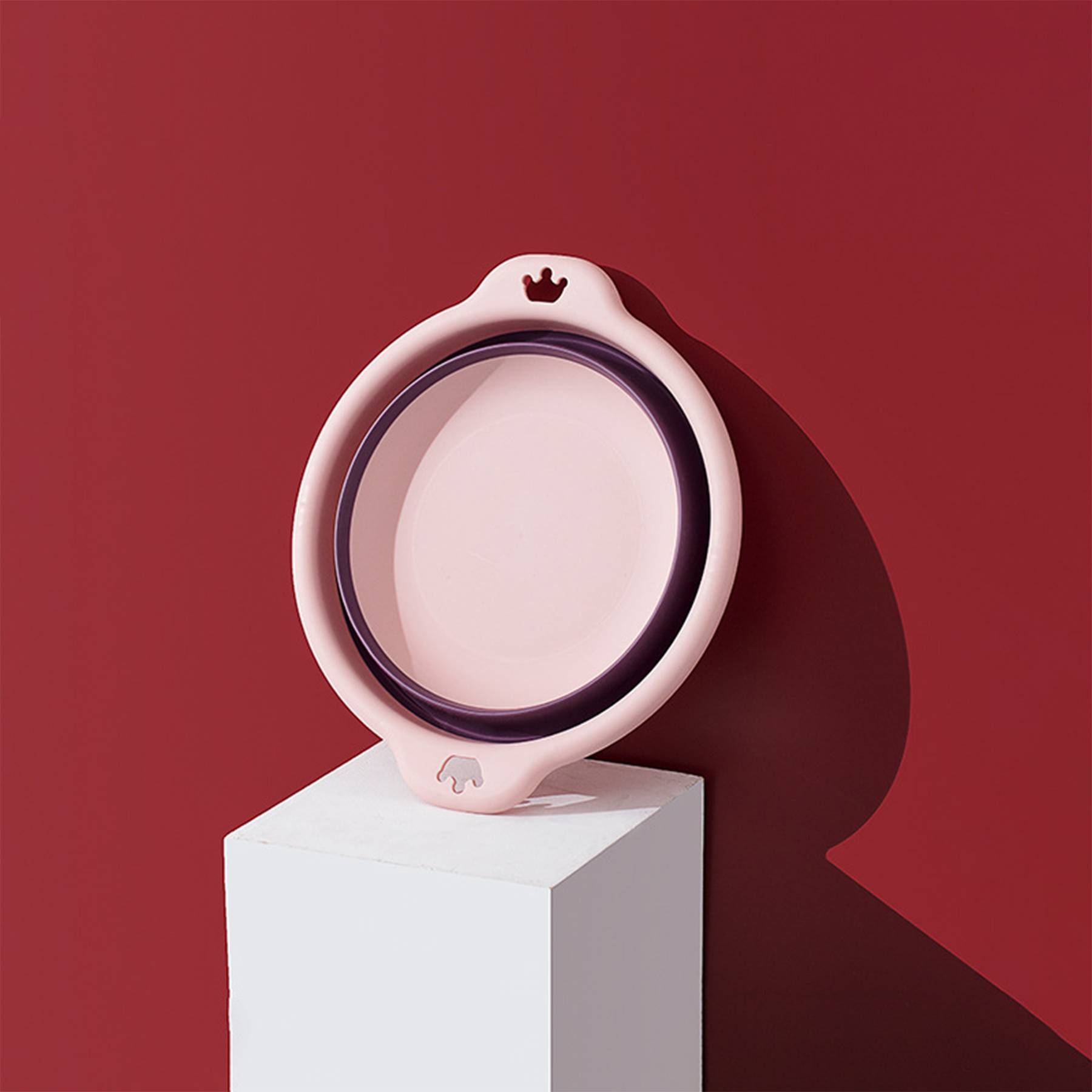 Outdoor travel portable plastic folding washbasin - Image 4