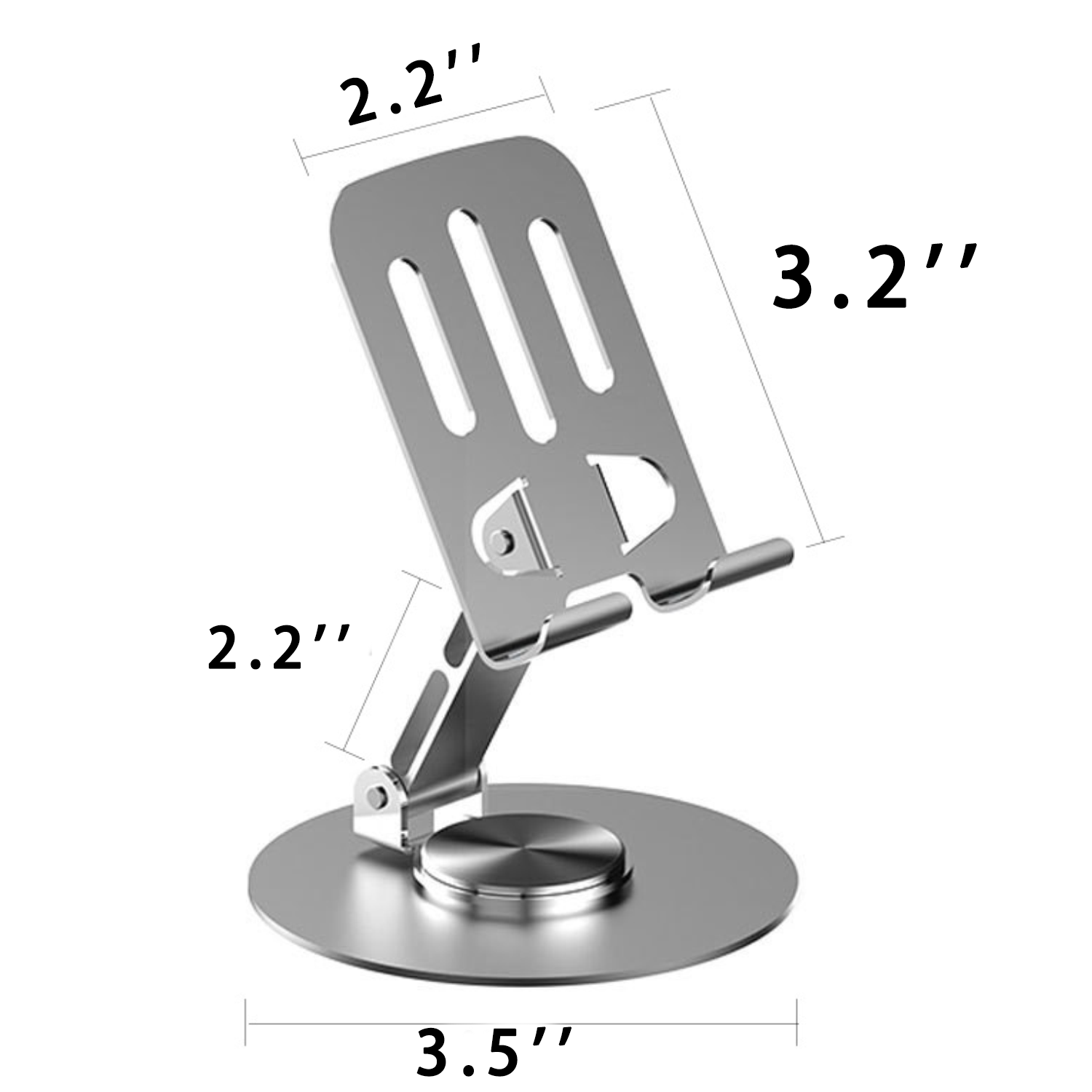Metal Rotatable Desktop Phone Stand - Image 4