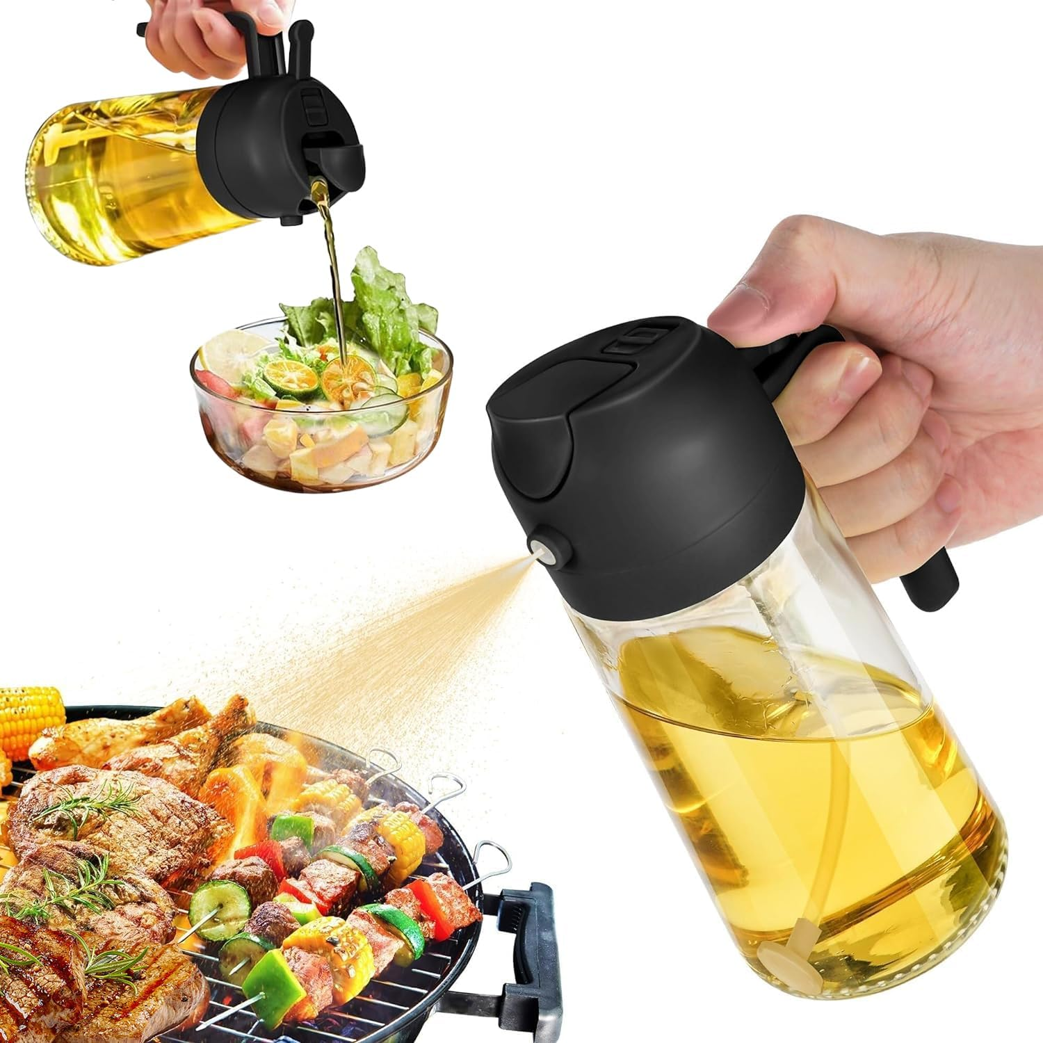 16oz Oil Dispenser Bottle for Kitchen - Image 3