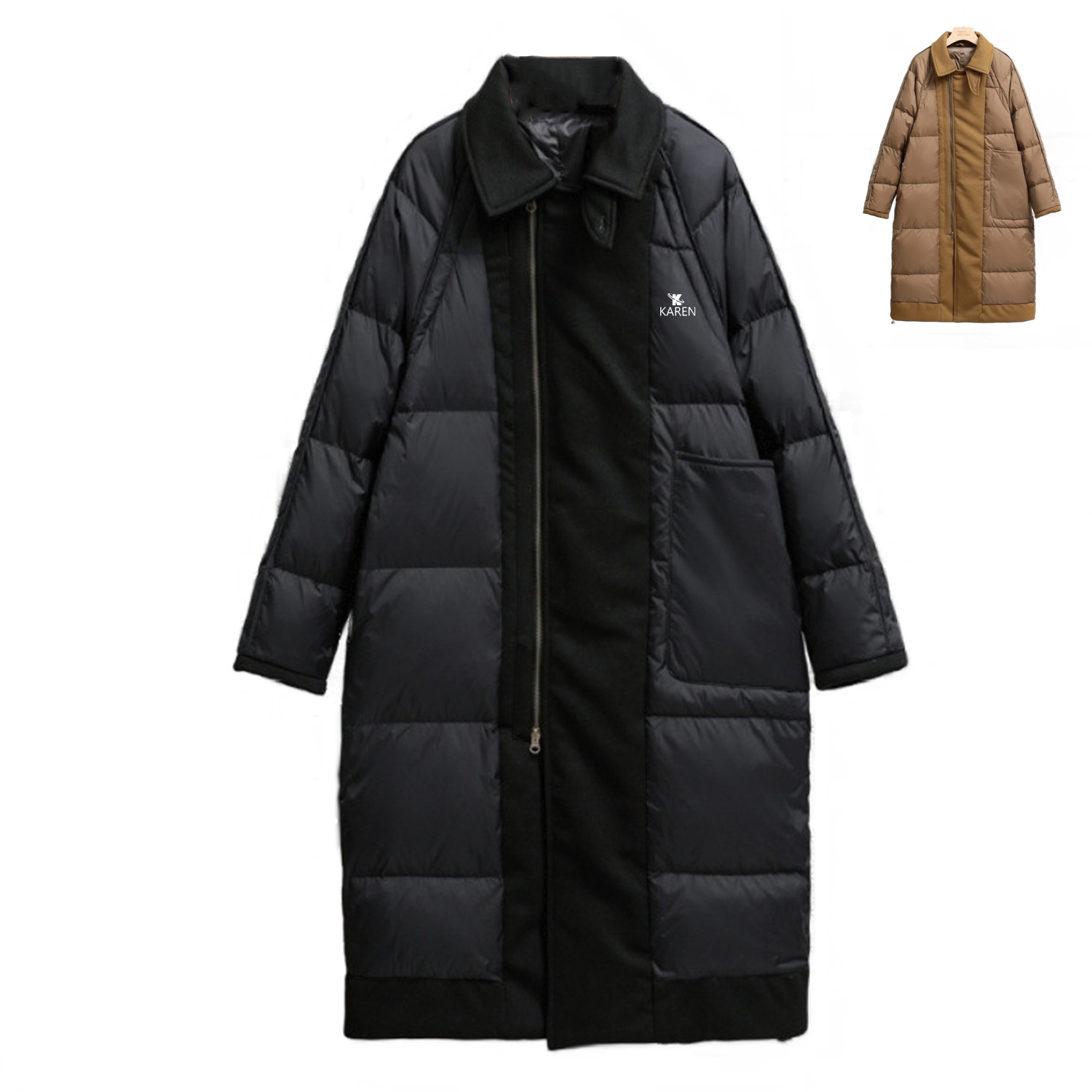 Women's Thickened Down Jacket Long Winter Coat