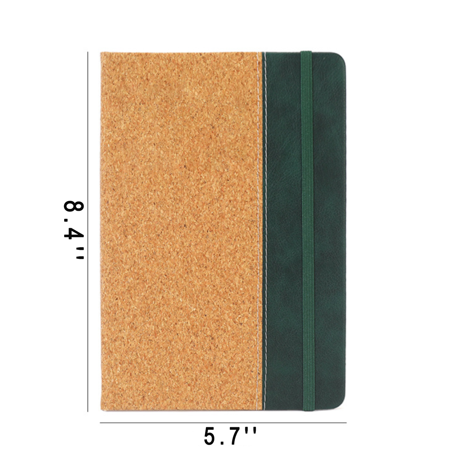 A5 Cork PU Leather Cover Lined Notebook - Image 4