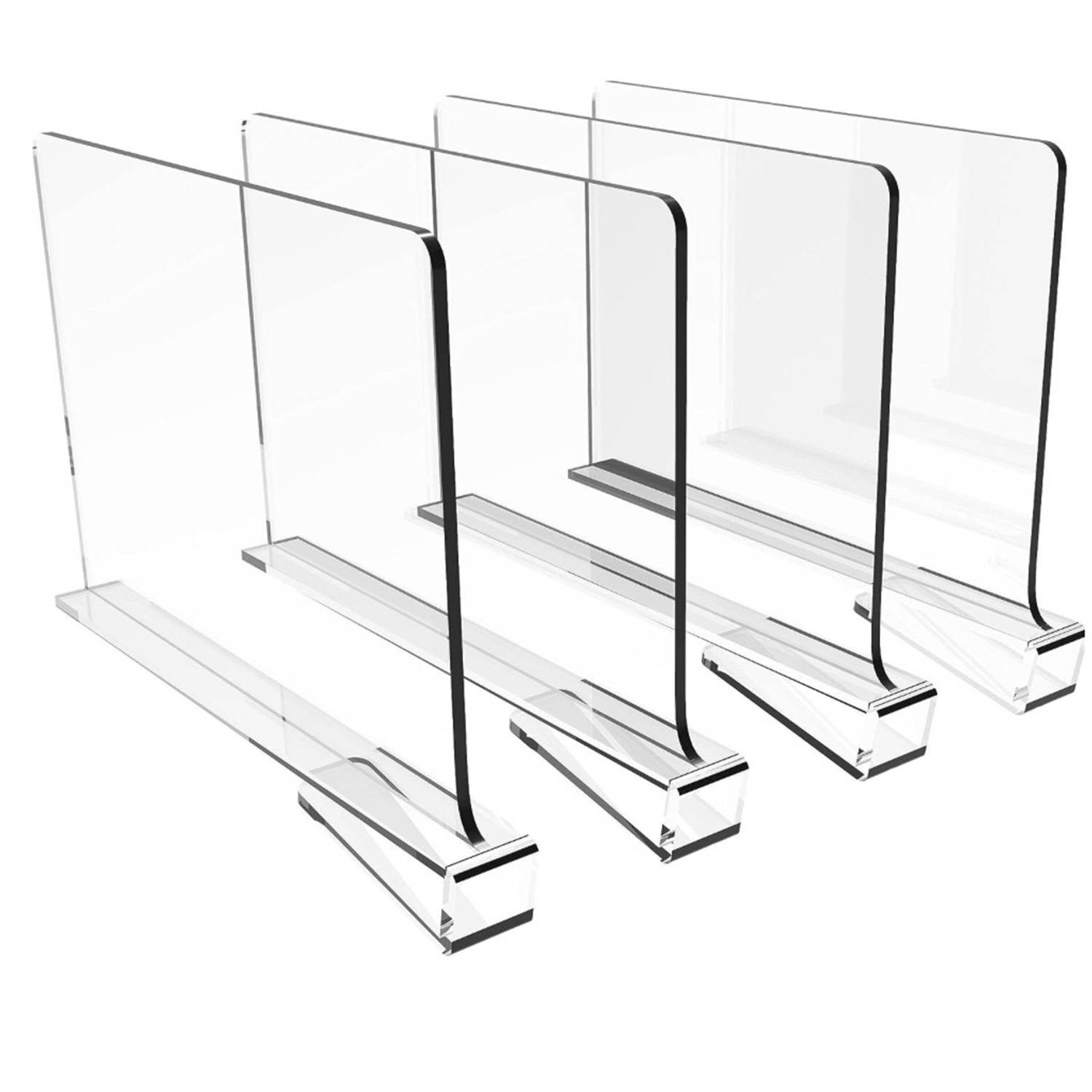 Partition Shelf Clear Acrylic - Image 3
