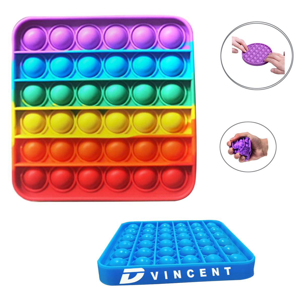 Square Bubble Sensory Fidget Toy