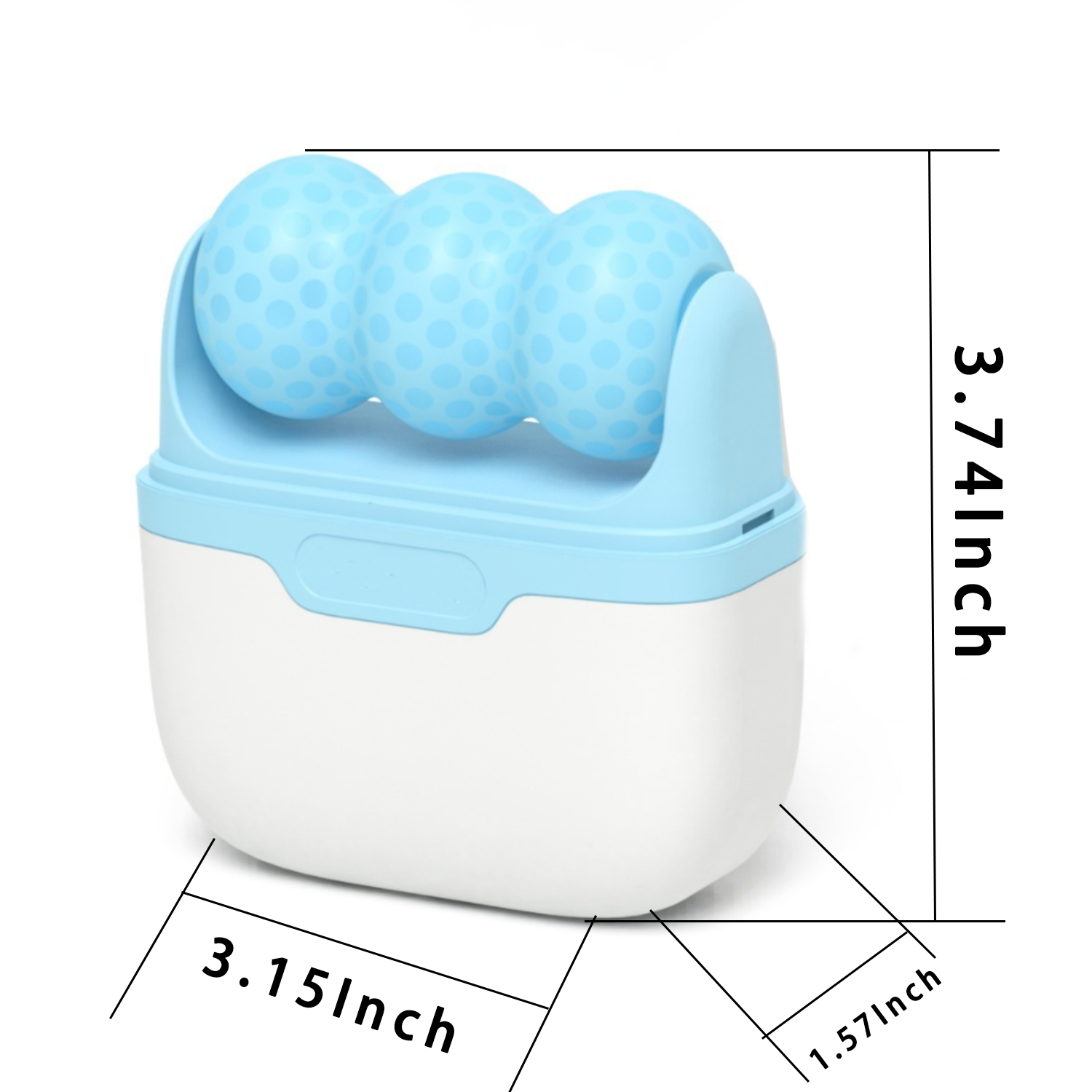 Dual heads Silicone Ice Roller Facial Massager - Image 4