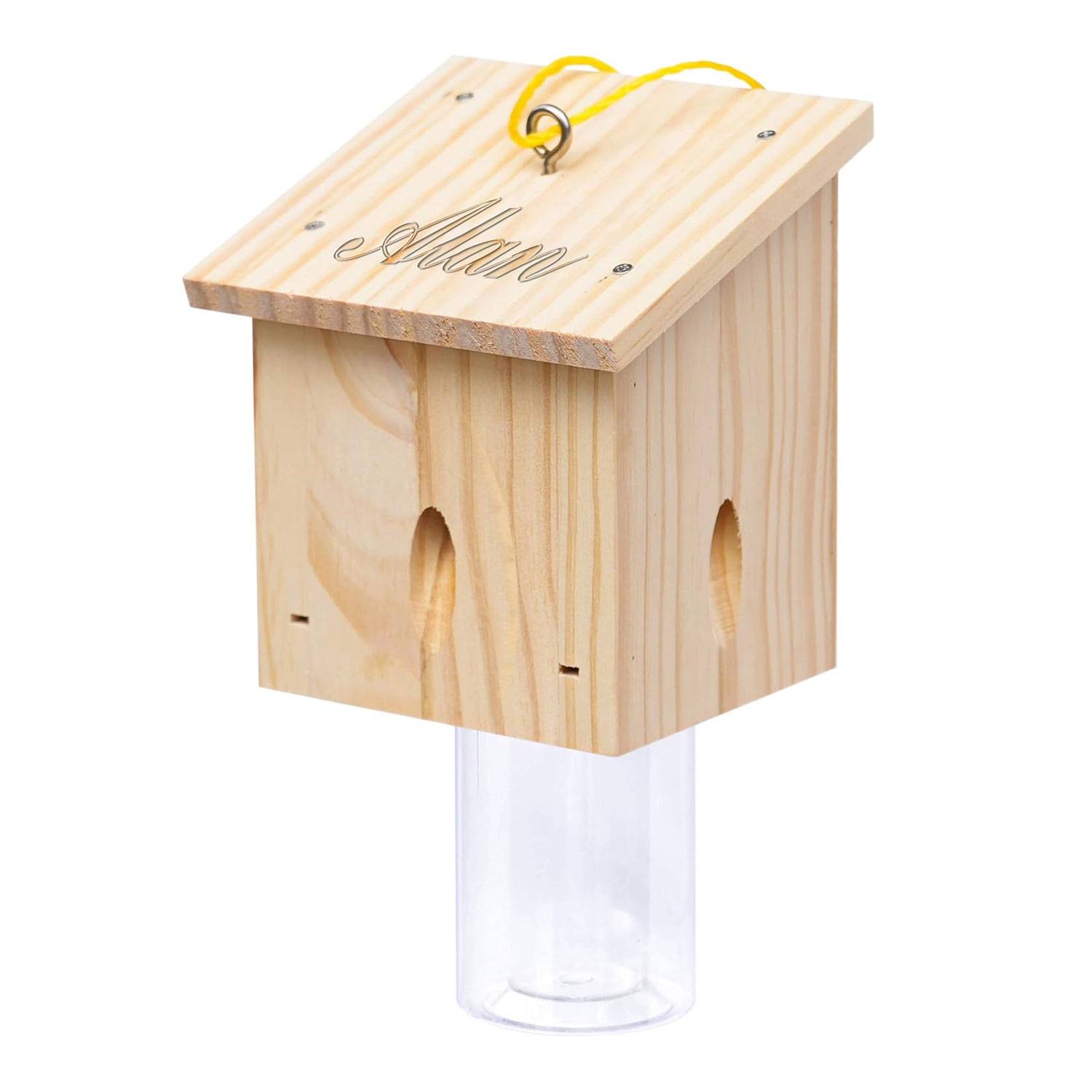 Durable And usful Carpenter Wood Bee Trap Cabin Outside