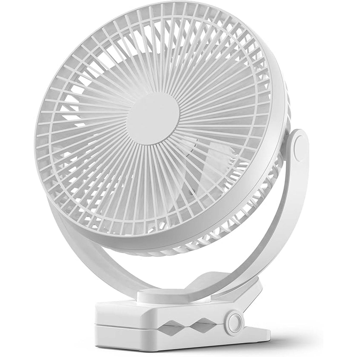 USB Rechargeable Clip-on Desktop Silent Fan - Image 5
