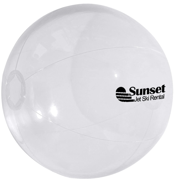 16" Clear Beach Ball