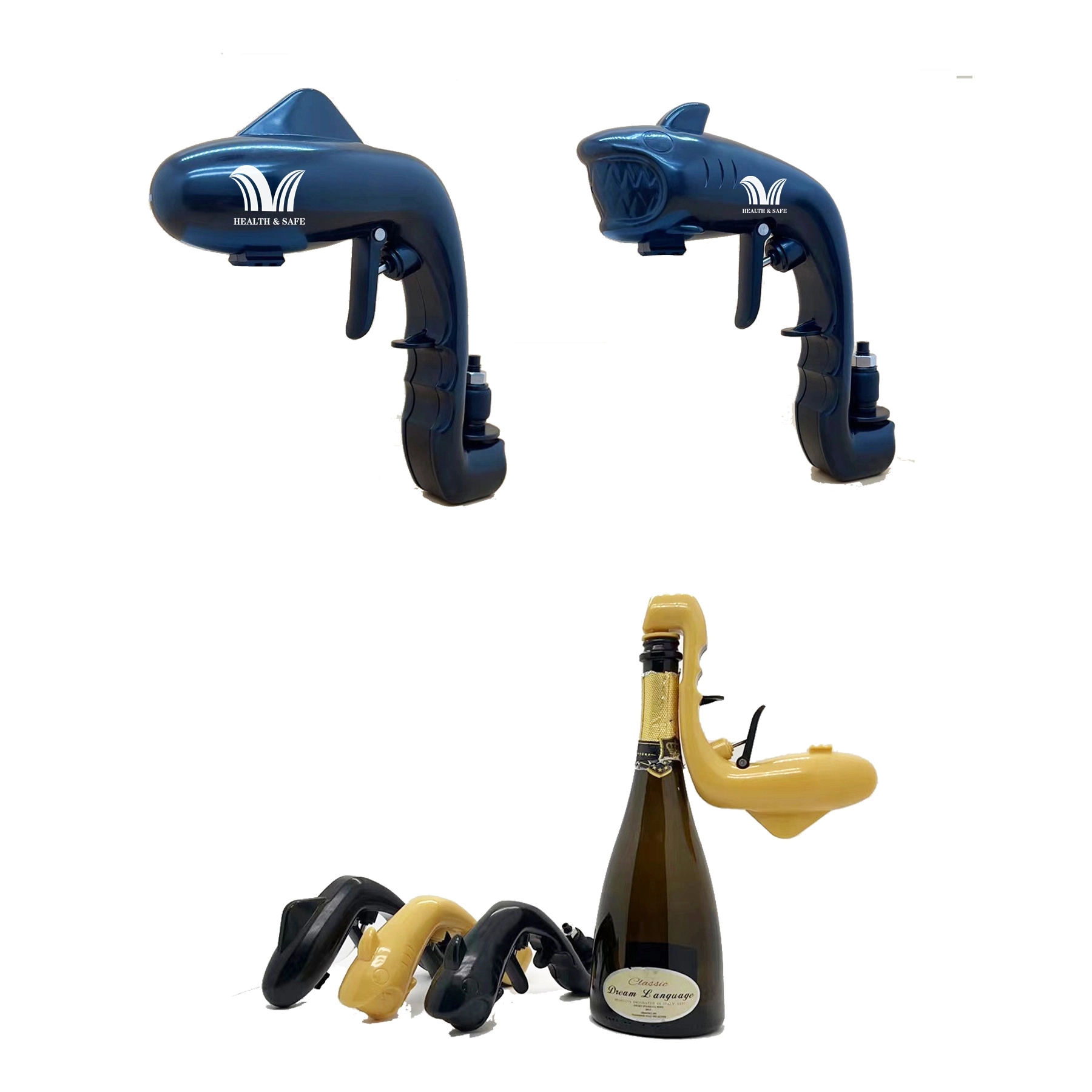 Alcohol Shooter Bubbly Champagne Gun Beer  Wine Stopper