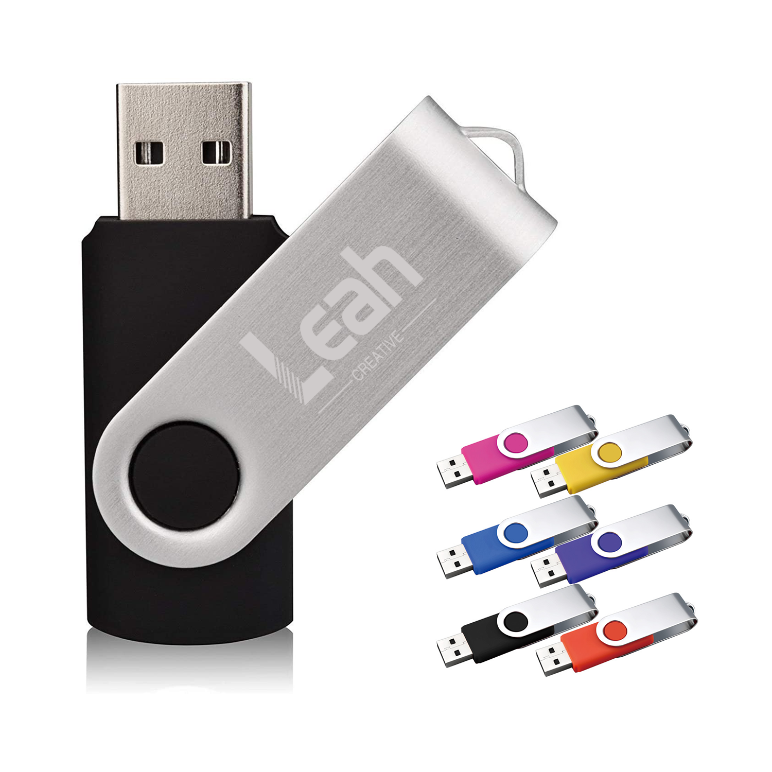 16GB Swivel USB Flash Drive Stick