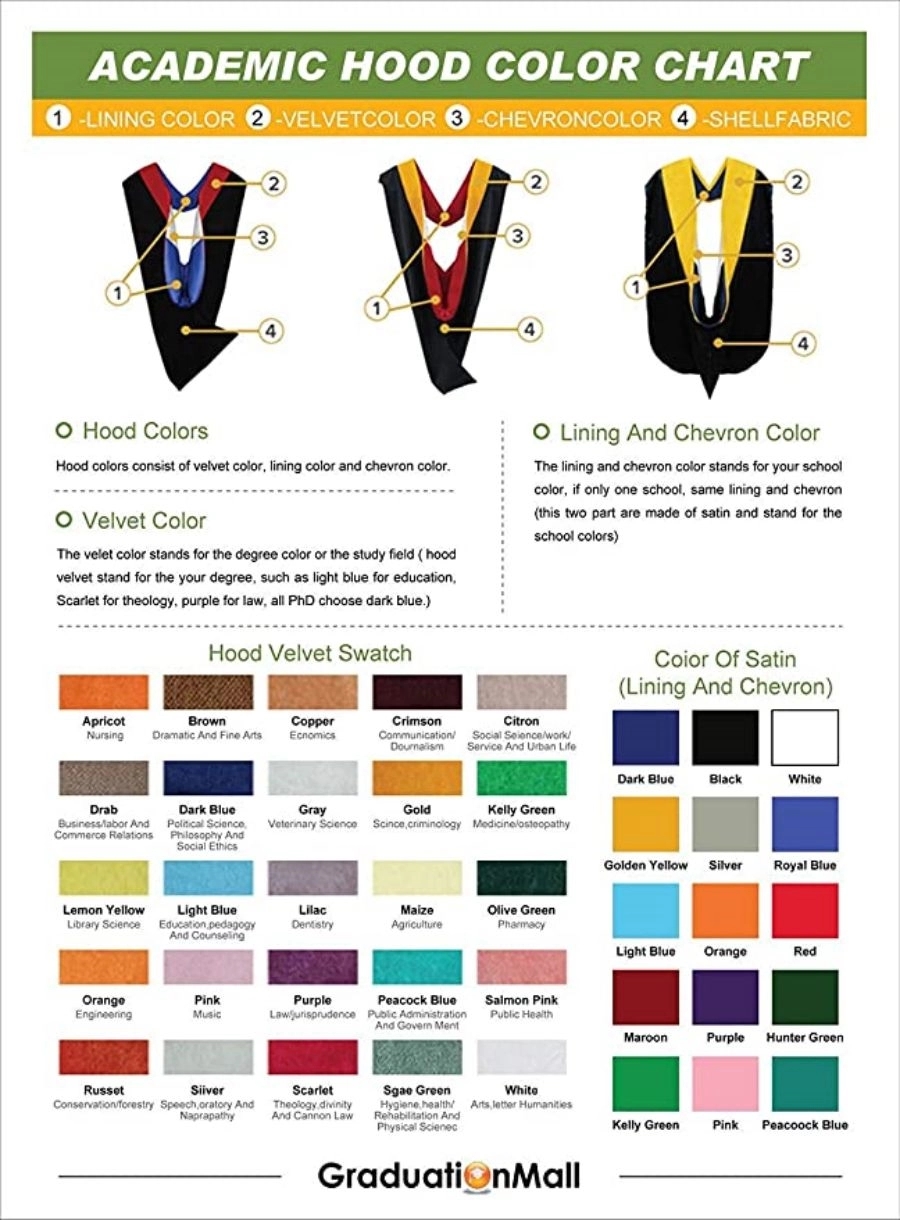 Graduation Hood for Master Degree Deluxe Academic - Image 19