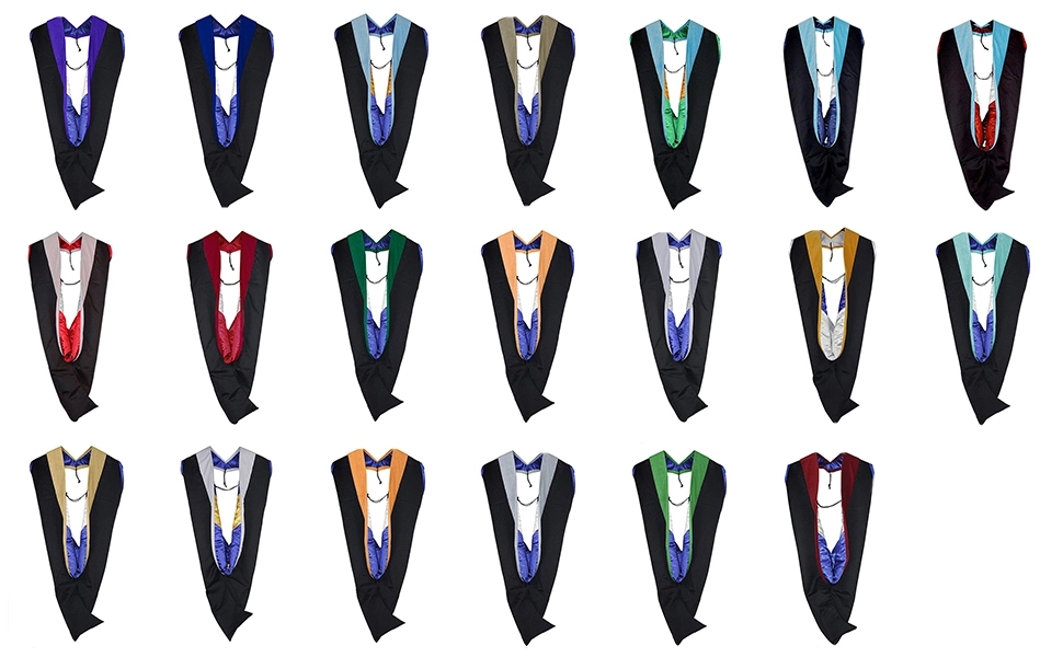 Graduation Hood for Master Degree Deluxe Academic - Image 23
