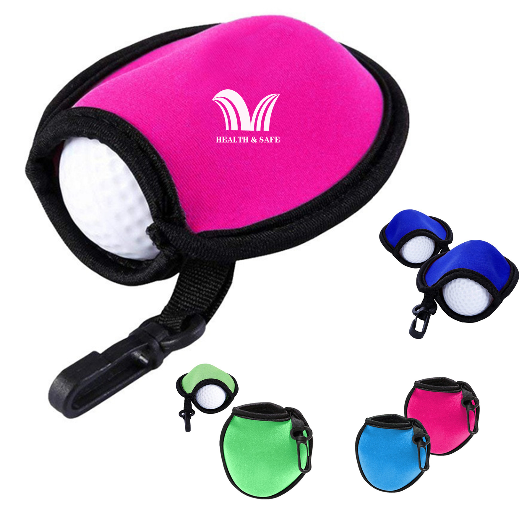 Neoprene Golf Ball Clean Pouch