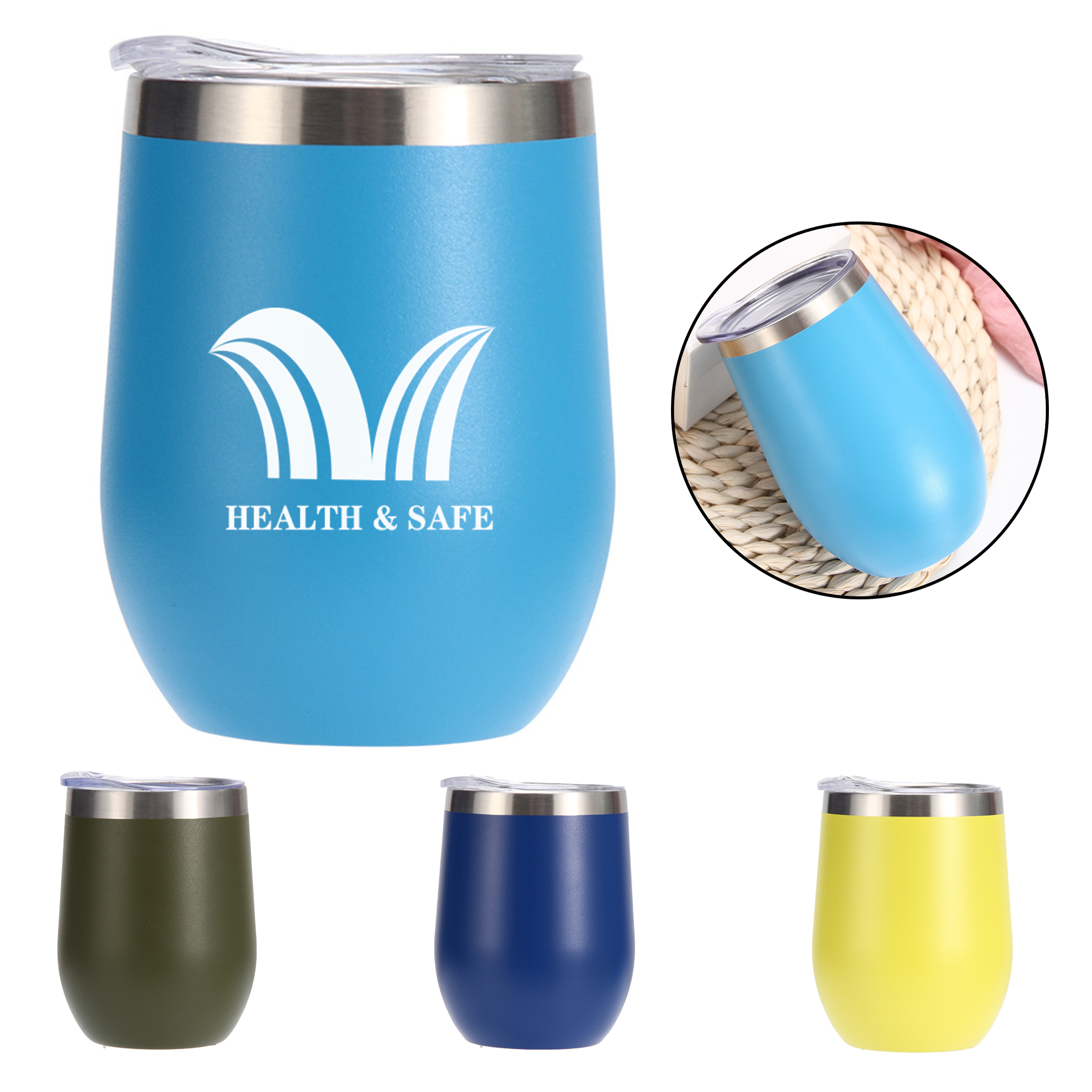 12 Oz. Stainless Steel Insulated Coffee Mug