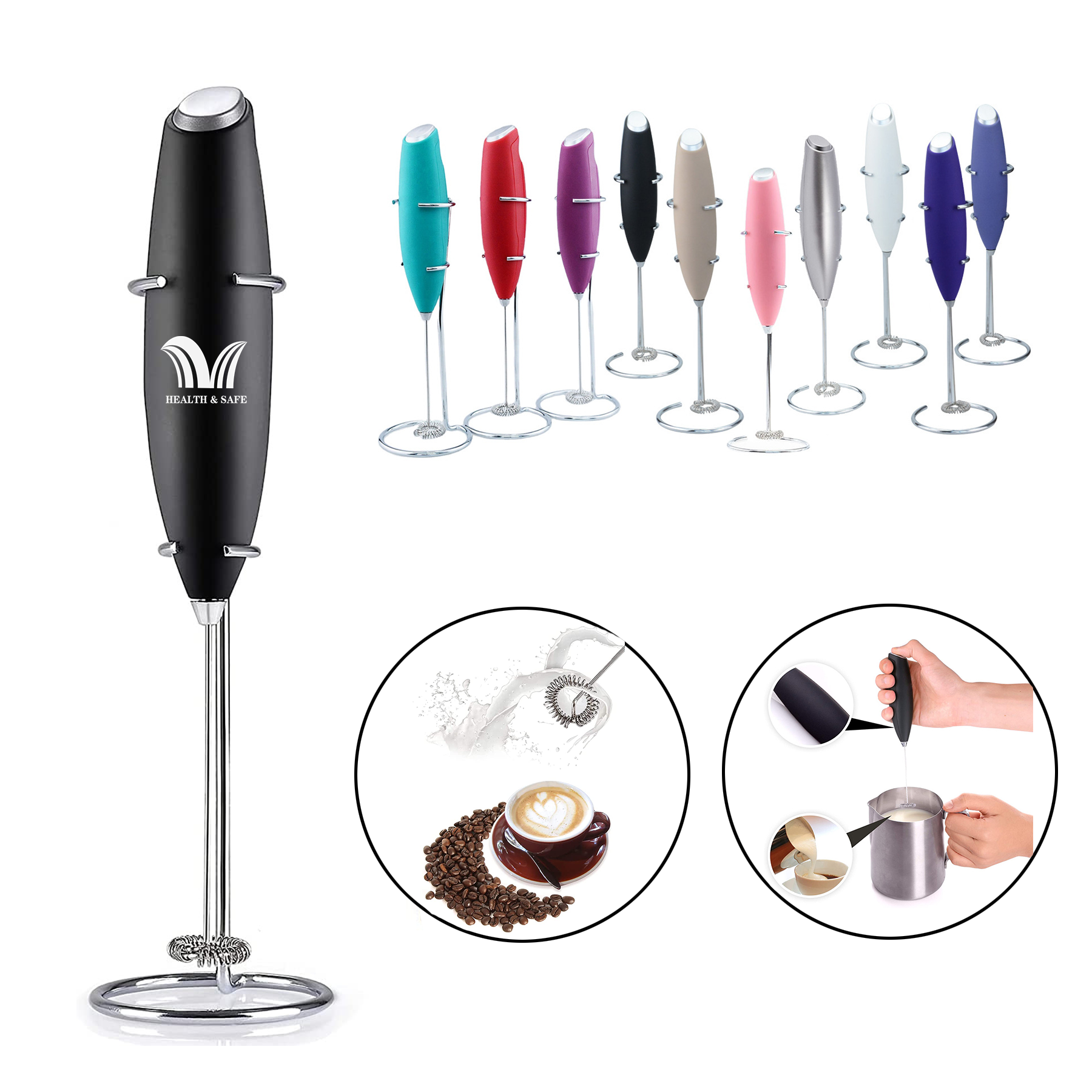 Electric Milk Frother Handheld