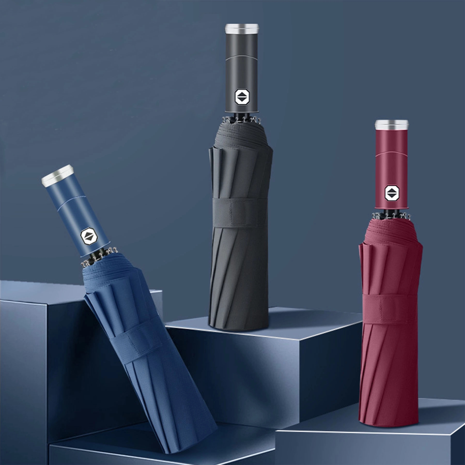 Oversize Golf Umbrella With Solid Wood Handle - Image 5