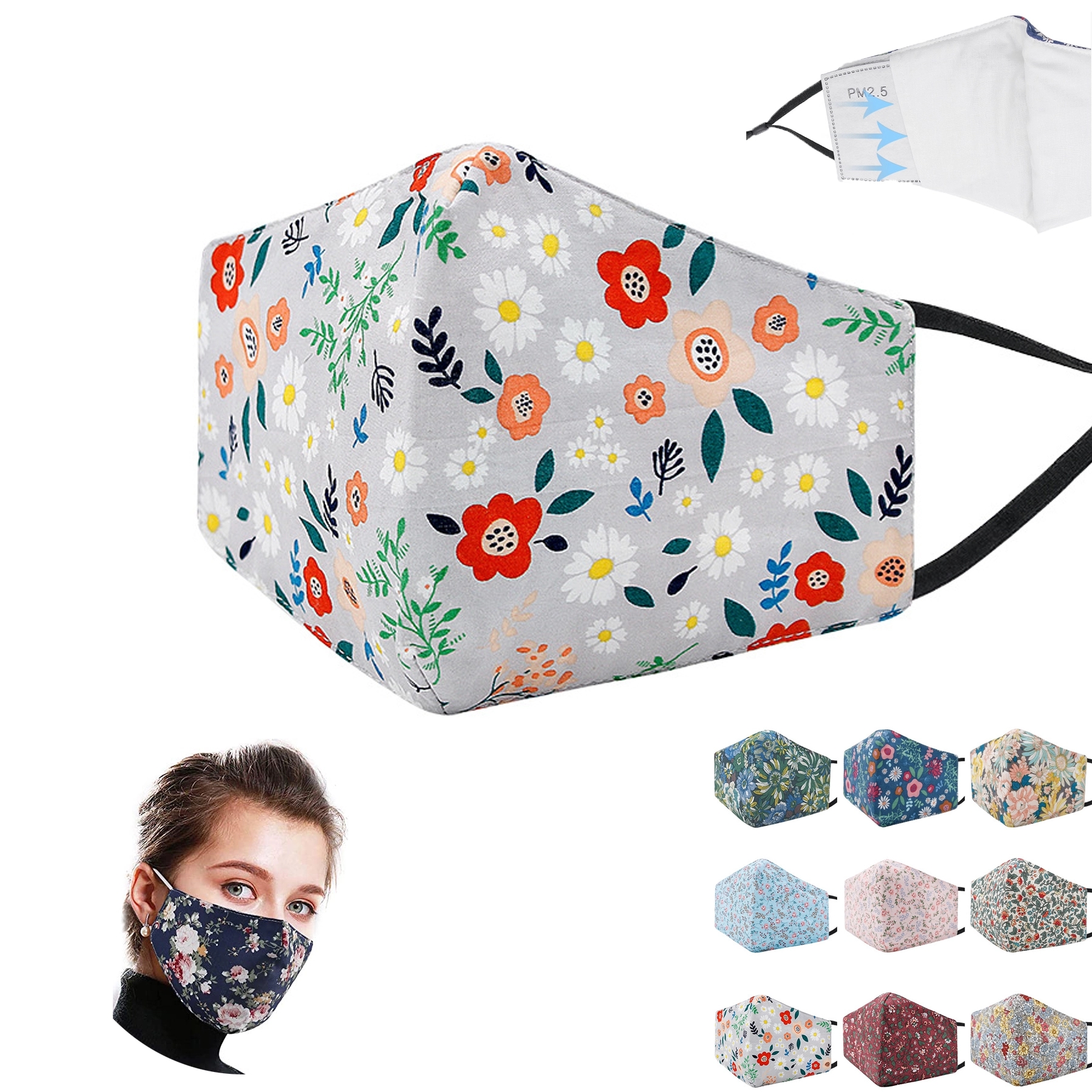 Fashion Design Cotton Face Masks For women