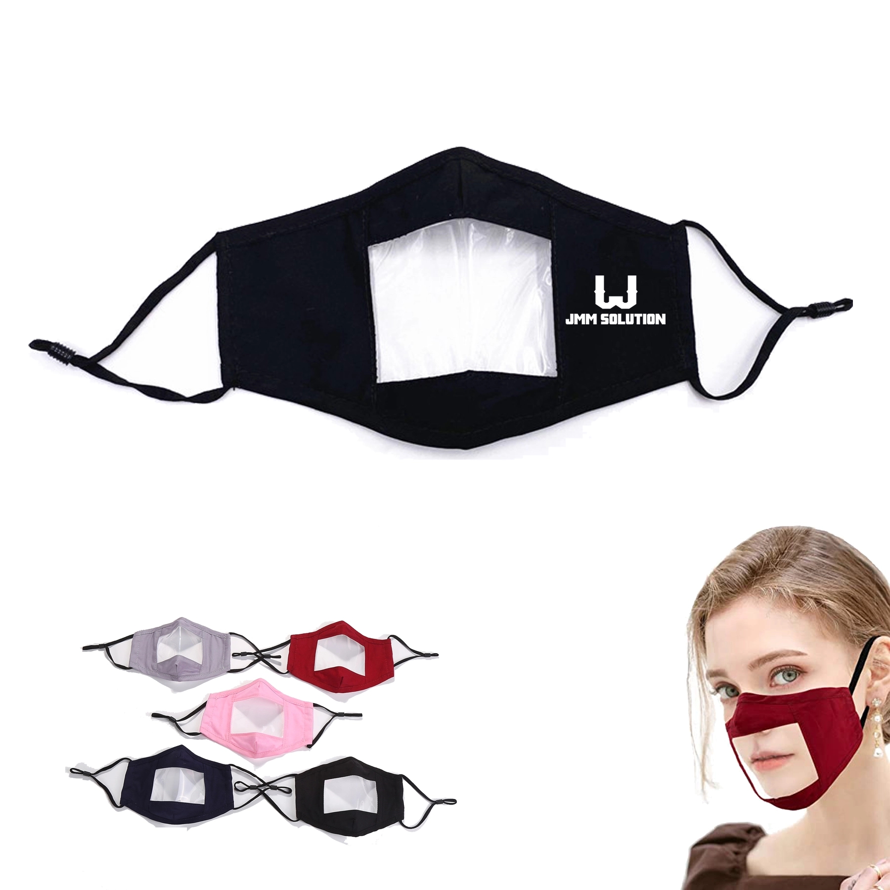 Face Mask With Clear Window