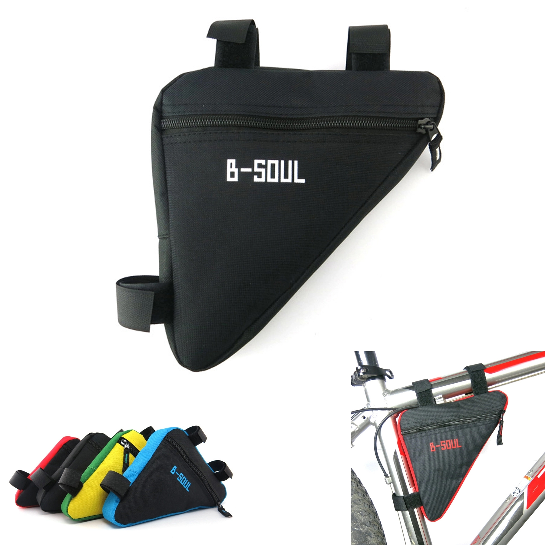 Bicycle Triangle Saddle Storage Bike Bag