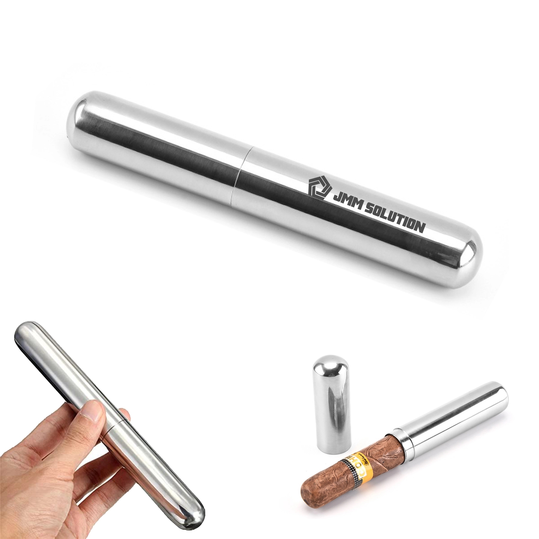 Metal Cigar Tube For One