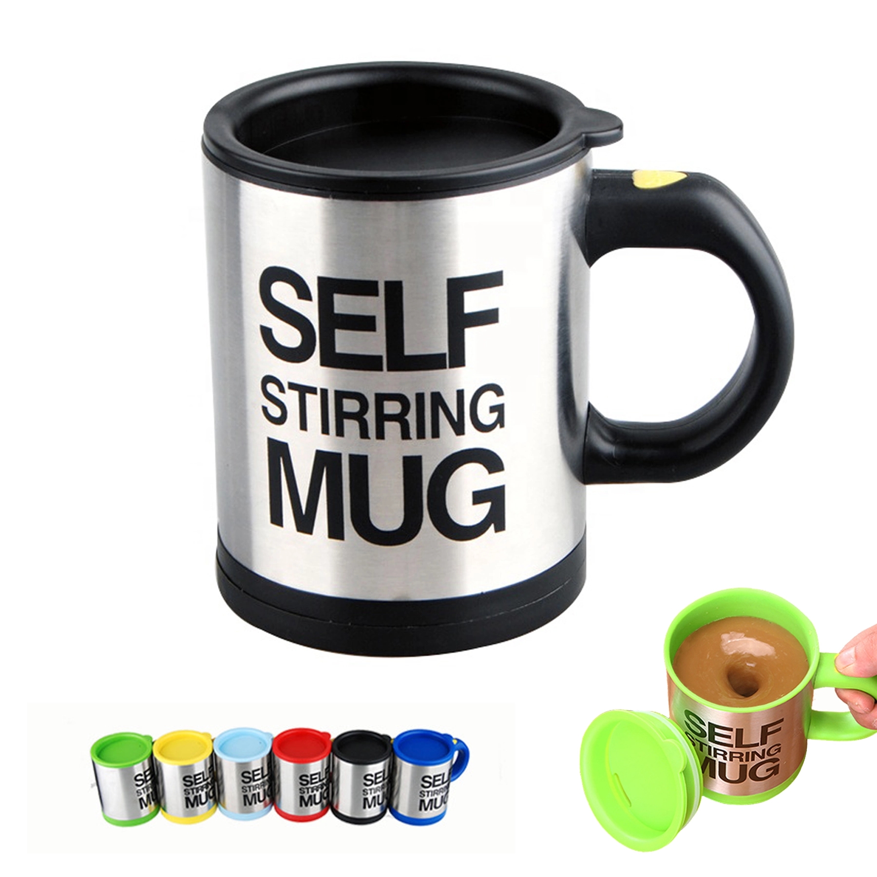 Self Stirring Mug Auto Stainless Steel Cup