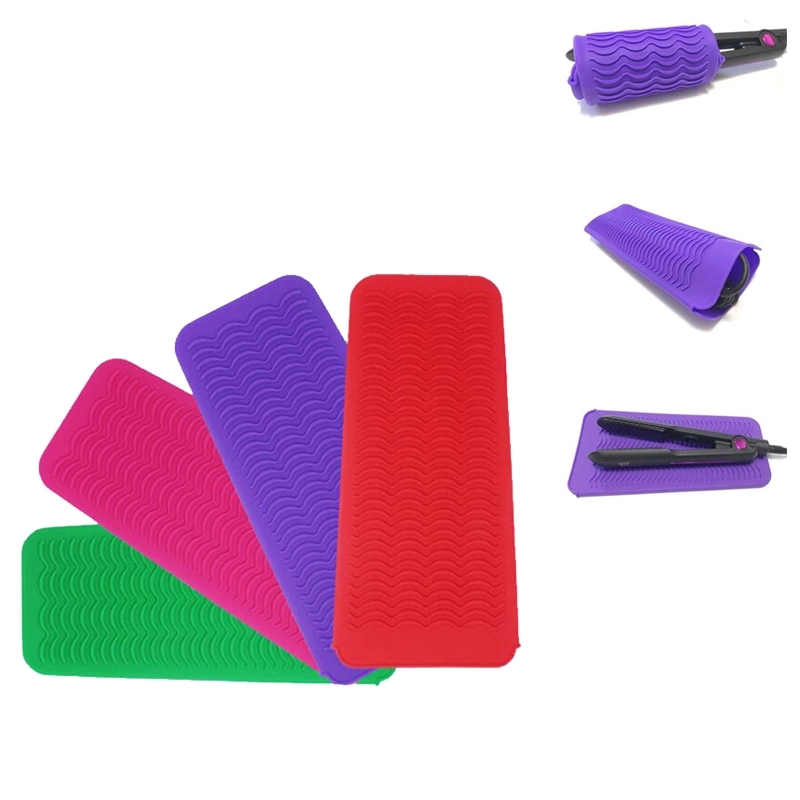 Heat Proof Silicone Mat Pouch For Hair Tools