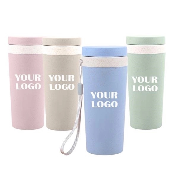 Hot Sale 12Oz Eco Wheat Straw Cup