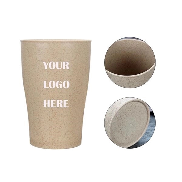 7Oz Wheat Straw Pp Lightweight Mouthwash Cup