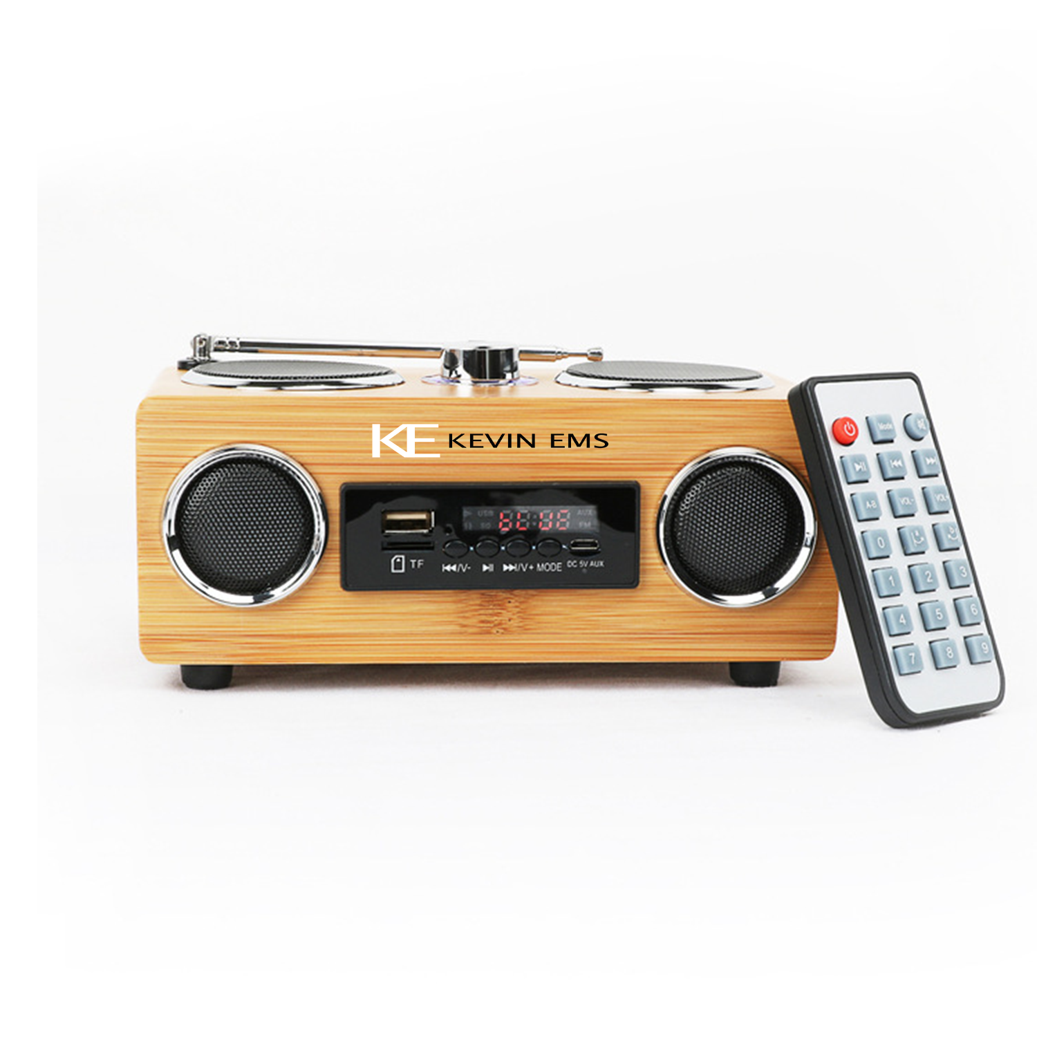 Bamboo Multifunctional Bluetooth Speaker