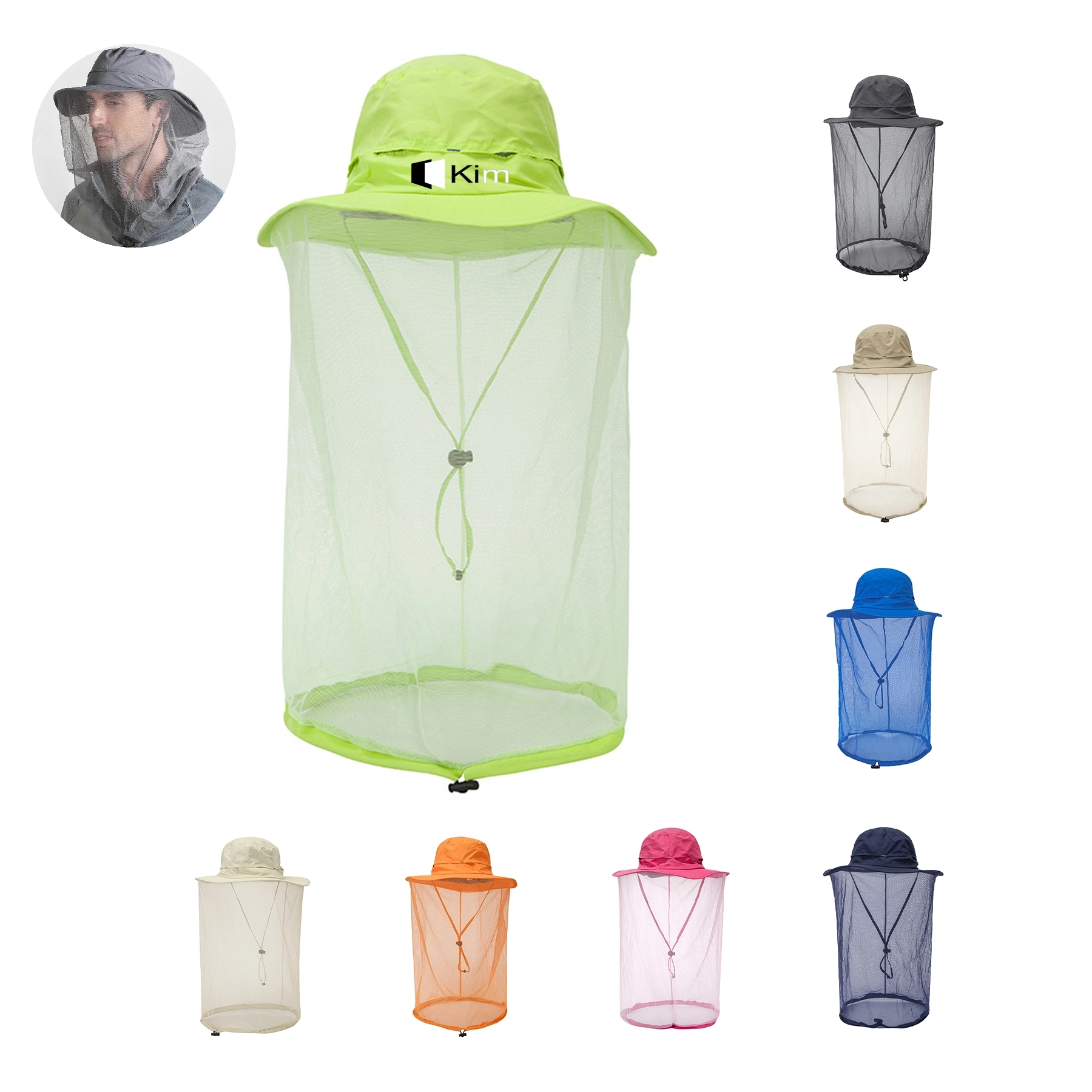 Mosquito Head Net Hat