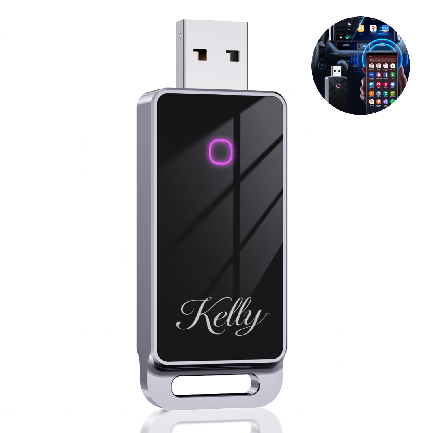Vehicle USB Wireless CarPlay Adapter