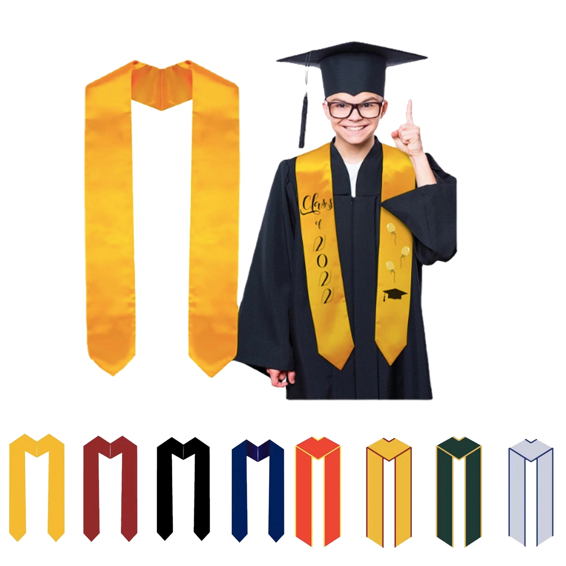 Unisex Graduation Honor Stole