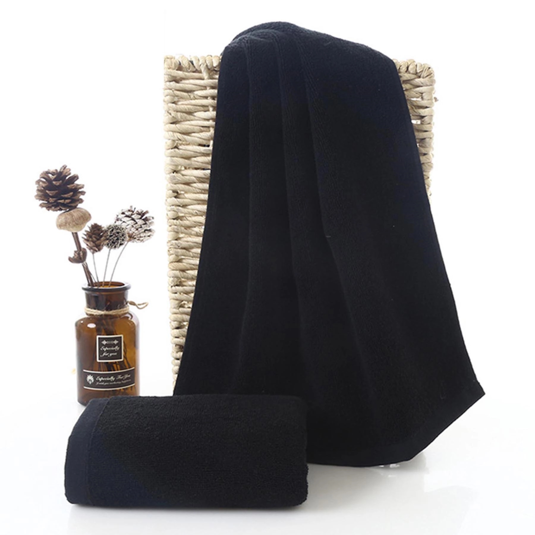 Pure Cotton Hand And Bathtowel Set