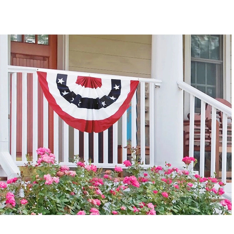 3x6ft USA Pleated Fan Flag - Image 3