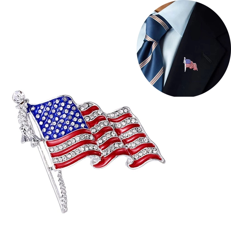 Brooch American Flag Pins