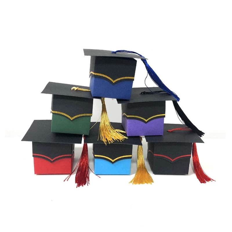 Graduaction Cap Shaped Paper Candy Box