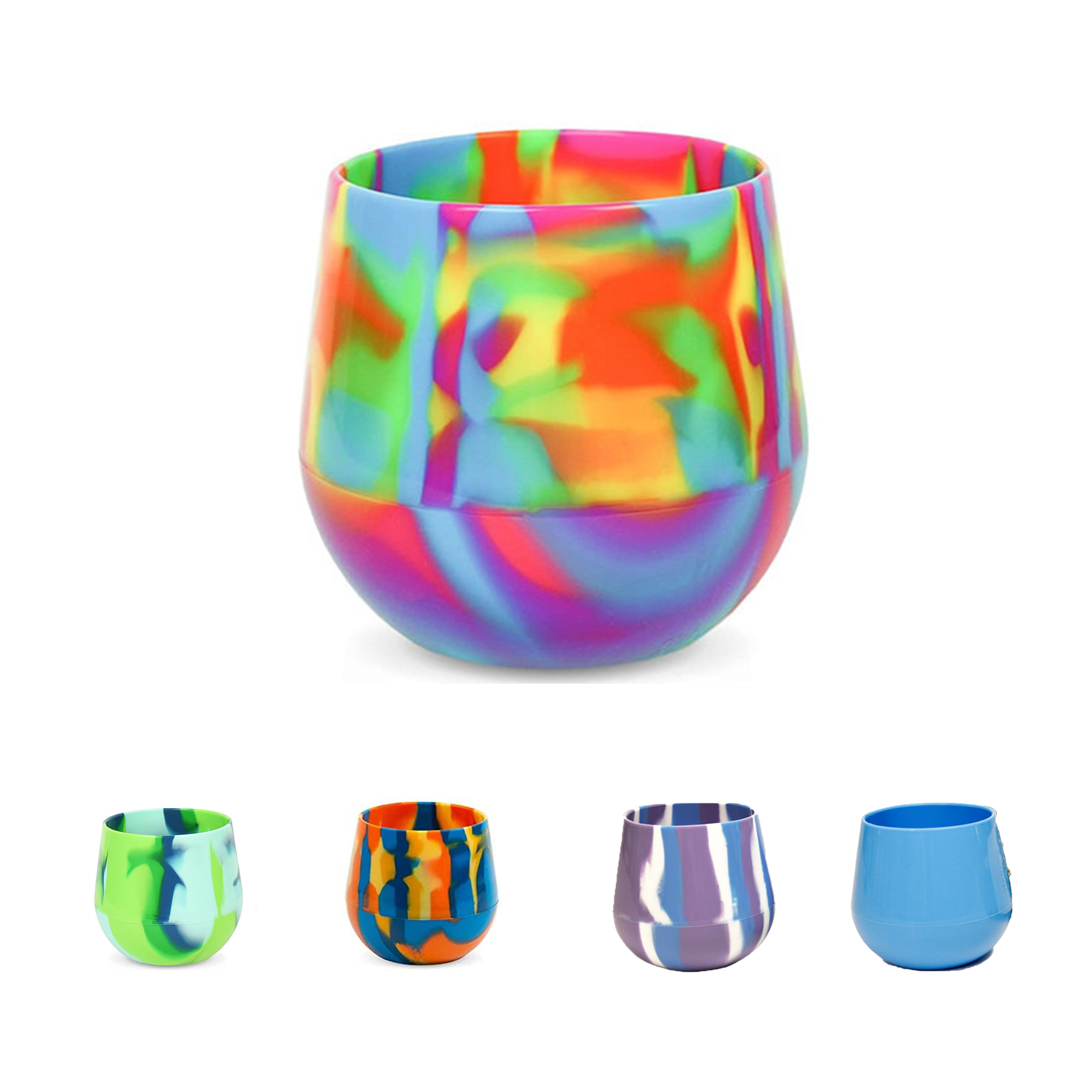 14Oz Silicone Foldable Wine Tumbler