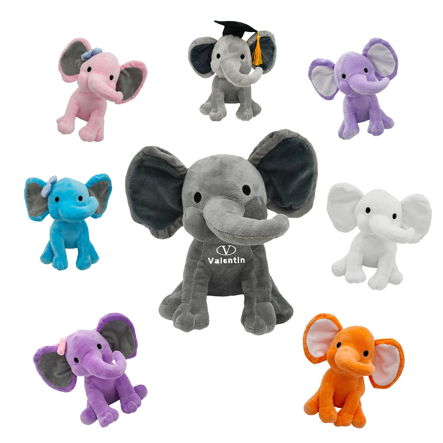 Plush Elephant Stuffed Animal Toy