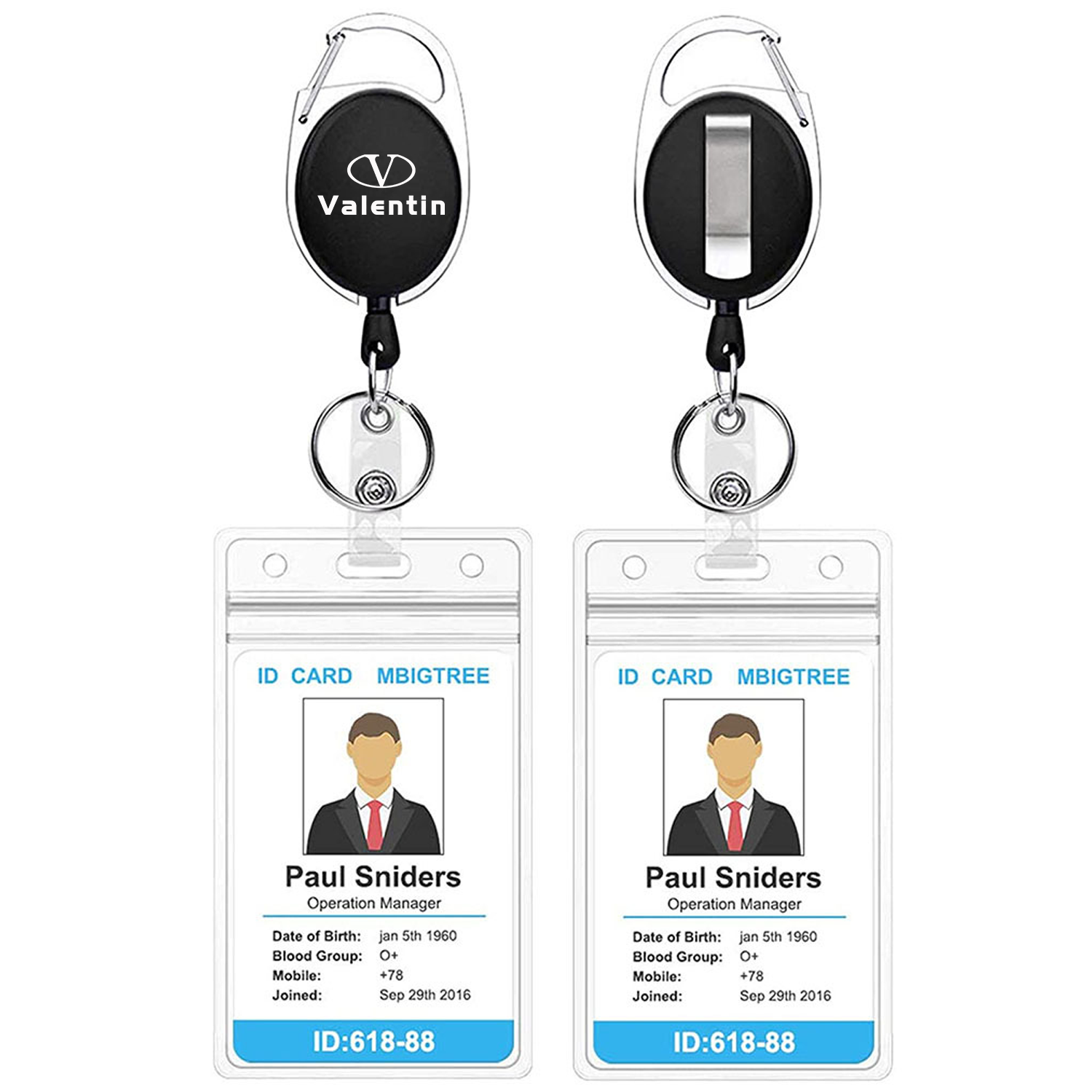 Retractable Badge Holders